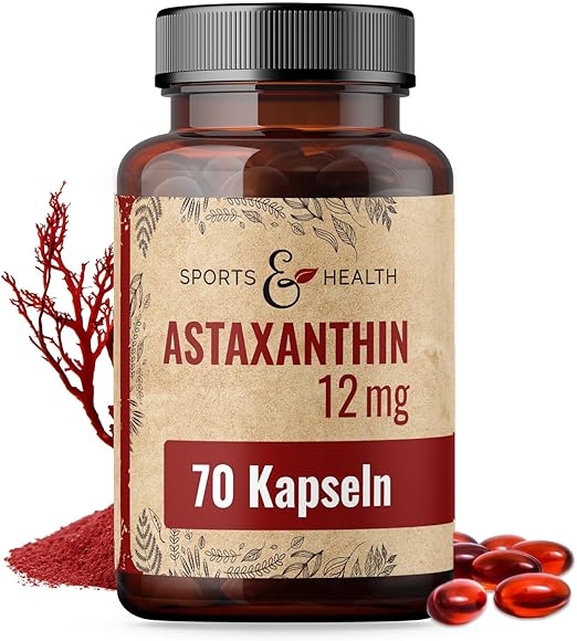 Astaxanthin 12 mg Depot Softgel Kapseln mit Oxidationsschutz