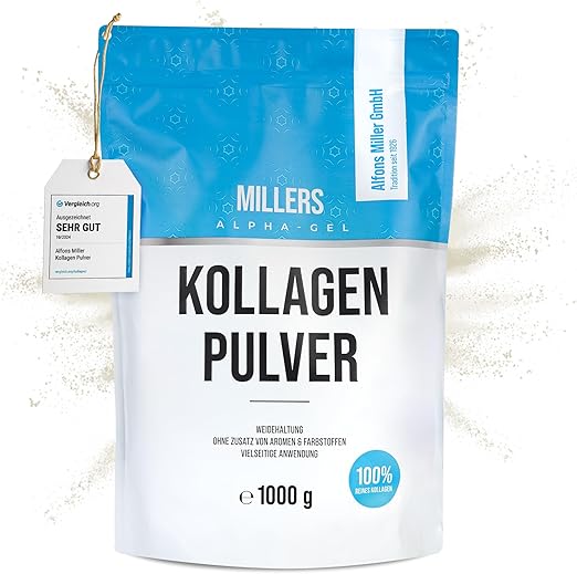 100% reines Kollagen Pulver – Kollagen Peptide – Collagen Protein