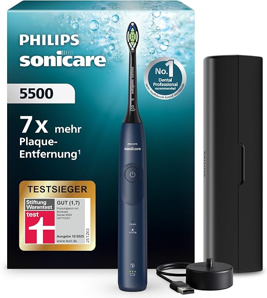Philips Sonicare 5500 (Navy, HX7113/01) im Test